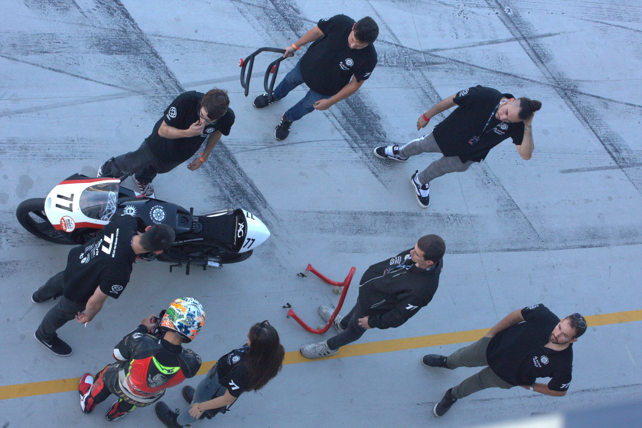 Competición real MotoStudent UC3M